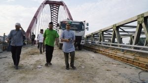 H-7 Lebaran Jembatan Wampu Akan Dioperasikan