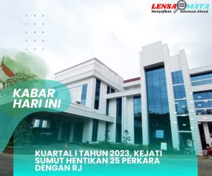 Kuartal I Tahun 2023, Kejati Sumut Hentikan 25 Perkara Dengan RJ