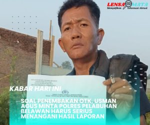 Soal Penembakan OTK, Usman Agus Minta Polres Pelabuhan Belawan Harus Serius Menangani Laporan