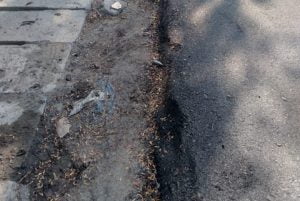 Baru Selesai Dikerjakan, Proyek Aspal Hotmix di Jalan Sei Batu Gingging Medan Rusak