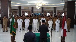 79 Pejabat Eselon Jajaran Pemkab Langkat Dilantik