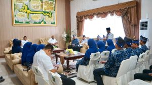 Syah Afandin Melepas Kafilah Langkat Ikuti STQ Sumut