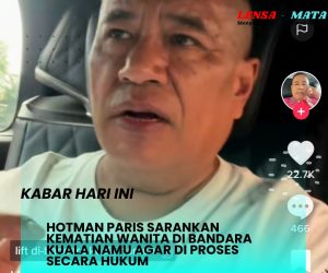 Hotman Paris Sarankan Kematian Wanita di Bandara Kuala Namu Agar di Proses Secara Hukum