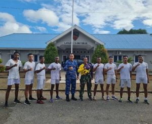 Didampingi Kadispers, Danlanud Dominicus Dumatubun Berikan Motivasi Casis Bintara PK Panda