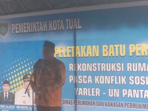 Wali Kota Tual Janji Akan Rampungkan Pembangunan Rumah Warga Yarler Pada Oktober 2023