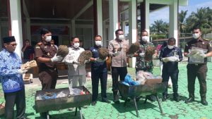 Kajari Subulussalam Musnahkan Barang Bukti Jenis Narkotika