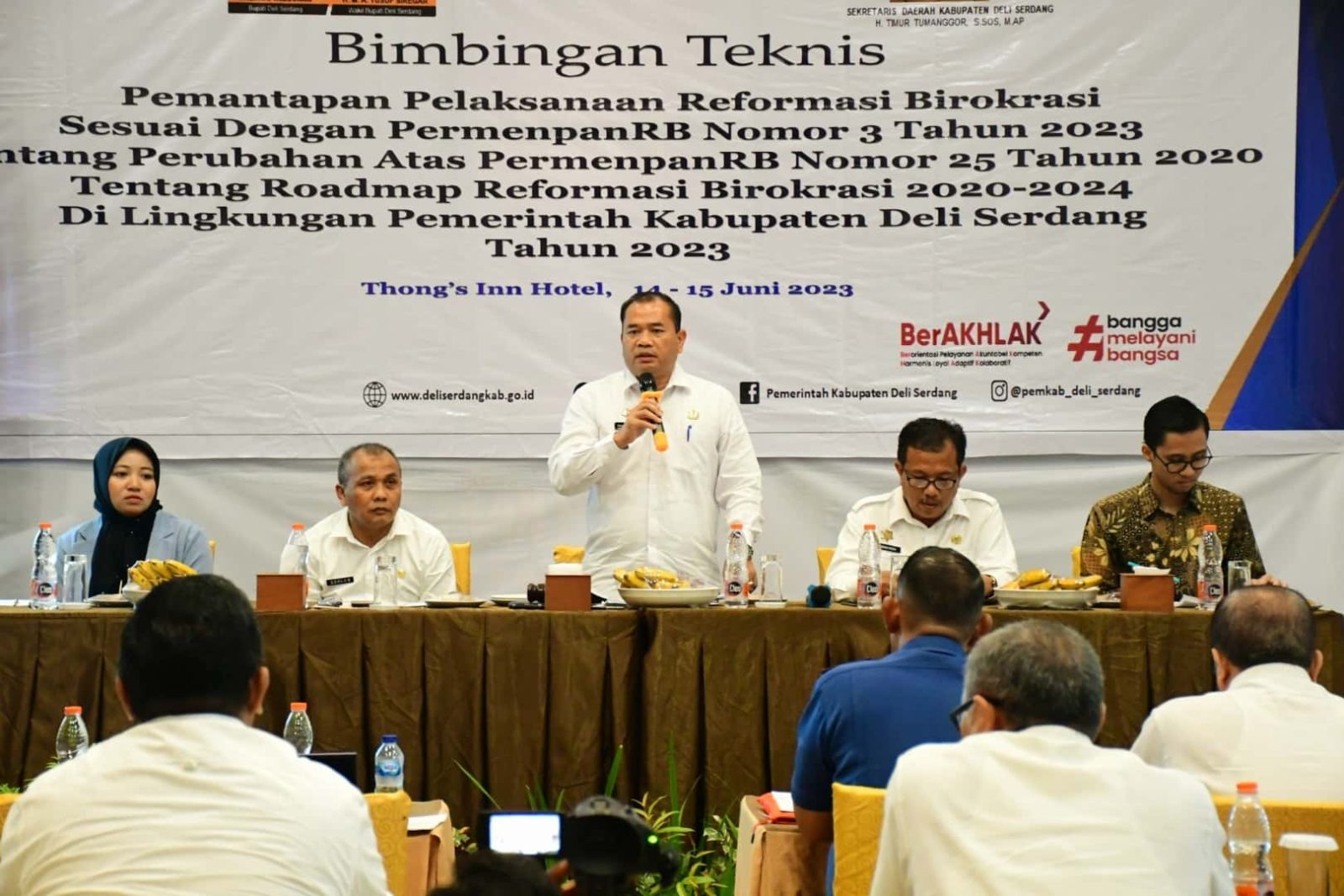 Sekda DS Buka Bimtek Pemantapan Pelaksanaan Reformasi Birokrasi