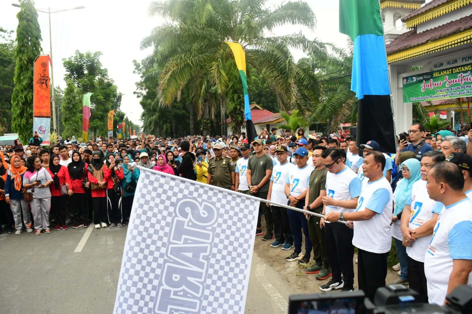 Ribuan Peserta Antusias Ikuti Jalan Santai Hari Jadi ke-77 Kabupaten Deli Serdang