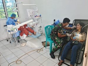 Tim Flying Specialist Diskesau Berikan Pengobatan Gratis Layani Masyarakat Kota Tual dan Kab Malra