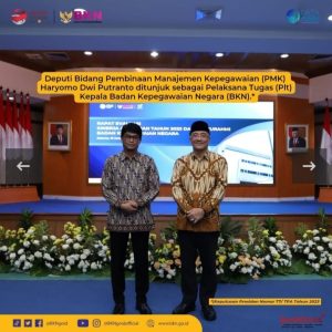 Presiden Tunjuk Haryomo Dwi Putranto Sebagai Plt Kepala BKN Yang Baru