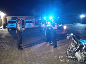 Sat Samapta Polres Pesisir Barat Gelar Patroli Perintis Presisi