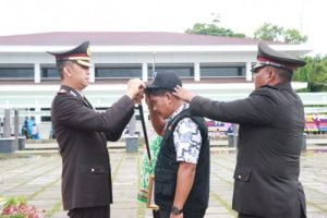 Polres Pesisir Barat Kukuhkan Kelompok Sadar Keamanan Ketertiban Masyarakat