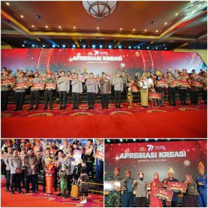 Polda Sumut Raih Tiga Penghargaan Dalam Lomba Kreasi Bhayangkara ke 77