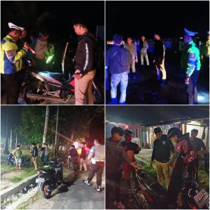 Tidak Mau Kecolongan, Malam Minggu pun Polres Pesisir Barat Menggiatkan Patroli