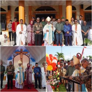 Wujud Toleransi Umat Muslim Warnai Peresmian Gereja Katolik Santo Paulus Wain