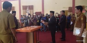 H Affan Alfian Bintang SE Sukses Hantarkan H Sairun S.Ag, M.Si Jabat Sekda Kota Subulussalam