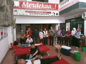 Sambut HUT RI ke 78, Ketua MPG Sumut Budiman Nadapdap Sukses Adakan Kegiatan Donor Darah