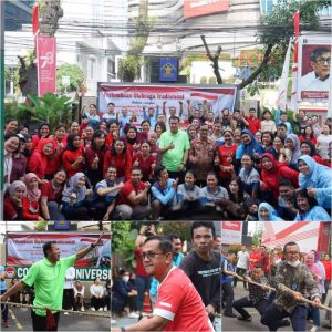 Rangkaian Harlah Kemenkumham ke 78, Kakanwil Kumham Sumut Gelar Permainan Olahraga Tradisional