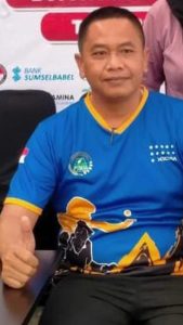 Ketua Pelaksana Lomba AKP Ujang Azis SE Inginkan Tenis Meja di OKU Tetap Berkembang