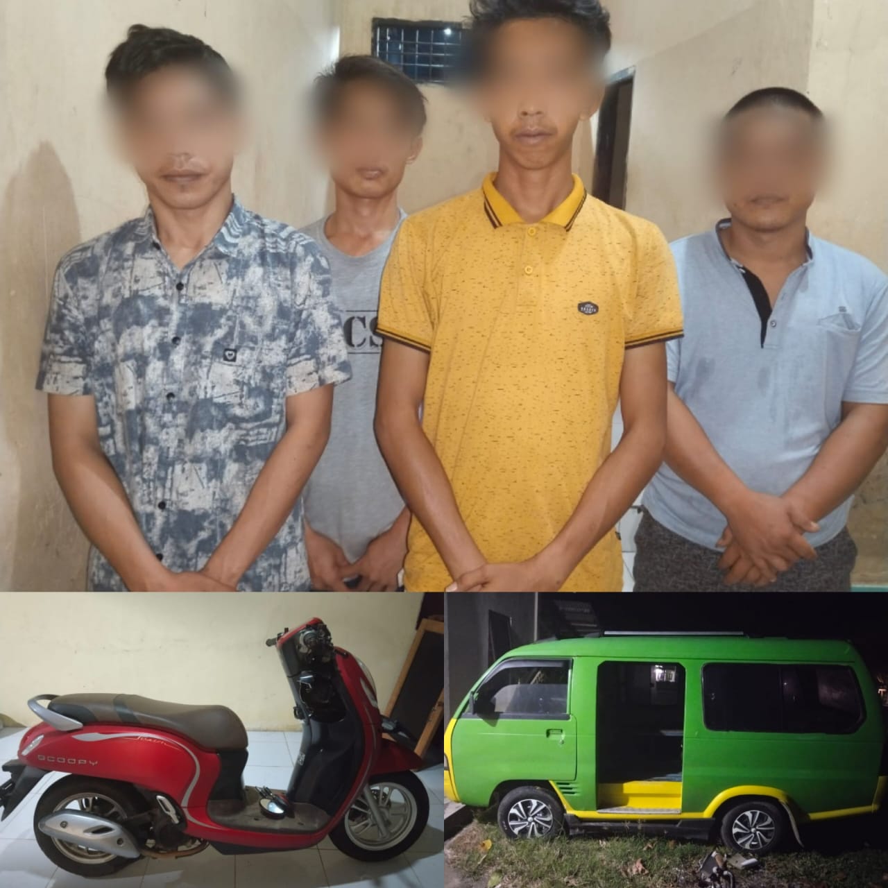 Pelaku Pencurian Sepeda Motor Berhasil di Bekuk Tekab 308 Presisi Polsek Bengkunat