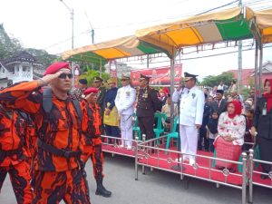 Kapolres Tanjung Balai Bersama Forkopimda Sambut Pawai Karnaval