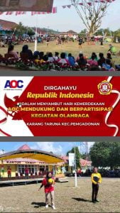 PT AOC Baturaja Turut Mensukseskan Acara Lomba Antar Desa Kecamatan Pengandonan