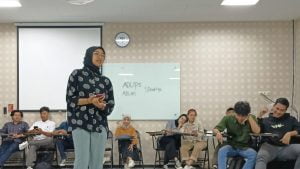 Latih Keterampilan Public Speaking, Mahasiswa Jurusan Ilmu Komunikasi Universitas Muhammadiyah Malang Jadi Podcaster