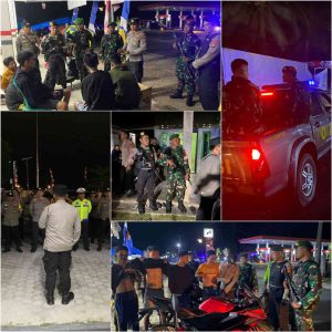 Sinergitas TNI POLRI Laksanakan Patroli Gabungan