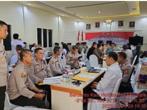 Tim Auditor Itwasum Polri Audit Kinerja Polres Muratara dan Polres Lubuklinggau