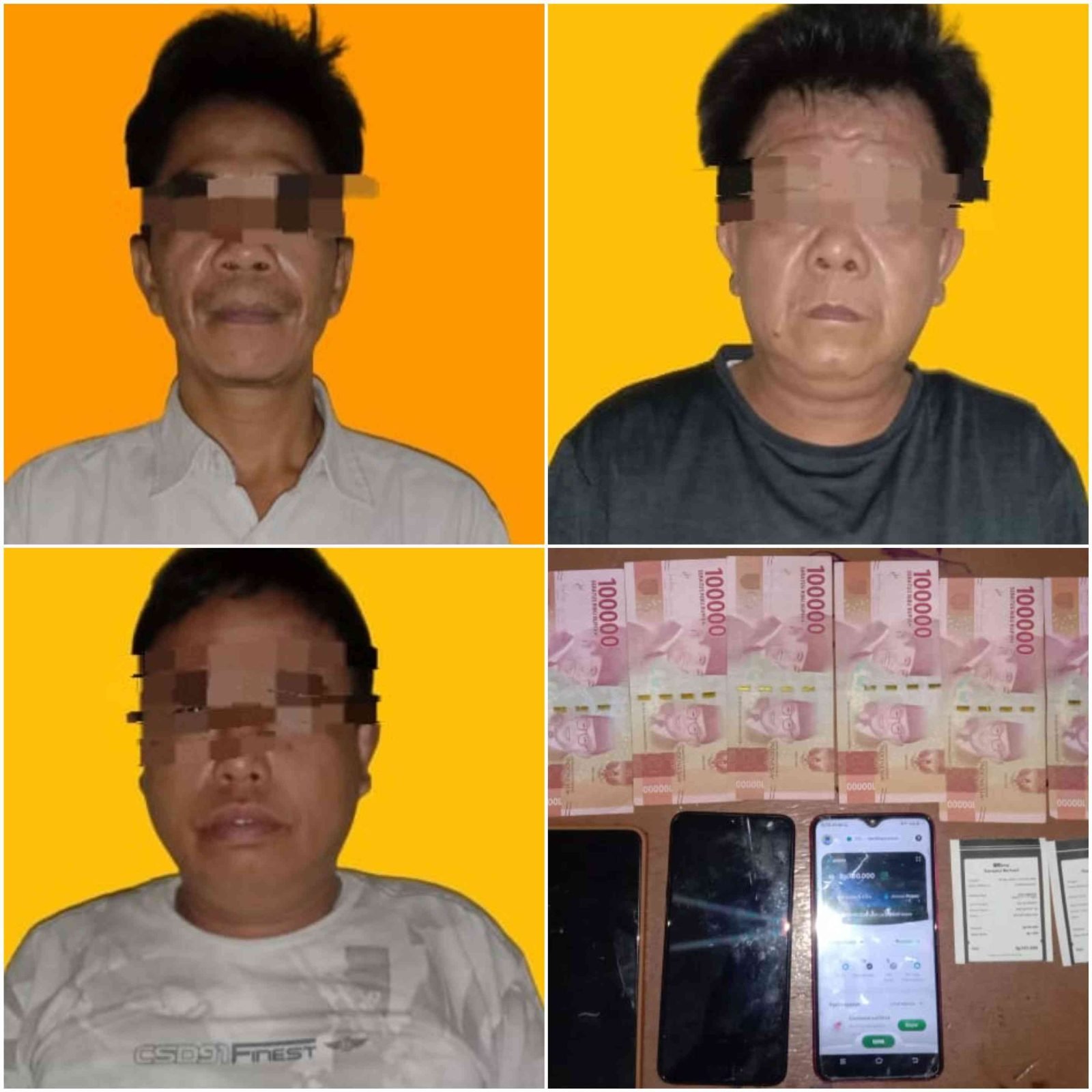Unit Reskrim Polsek Pesisir Tengah Berhasil Mengamankan 3 Pelaku Penipuan
