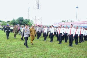 Asisten I Hadiri Apel Gelar Pasukan Ops Zebra Toba 2023