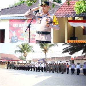 Kapolres Pesisir Barat Pimpin Apel Gelar Pasukan Operasi Zebra Krakatau Tahun 2023