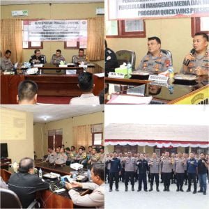 Polres Pesisir Barat Menerima Pelatihan Peningkatan Kemampuan Jurnalistik oleh Bidhumas Polda Lampung