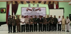 Dandim Bangkalan Letkol Kav Taufik Dwinova SE, Buka Musyawarah Kerja Cabang X KB FKPPI Kabupaten Bangkalan