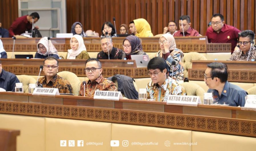 RDP Dengan Komisi II DPR RI, BKN Sampaikan Pagu Indikatif RAPBN Tahun 2024