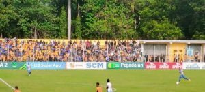 1000 Suporter BSA Pendukung PSDS Gembira atas kemenangan PSDS 3-0 melawan PSPS Riau