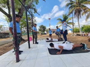 36 Casis Bintara PK TNI-AU Panda Lanud Dominicus Dumatubun Laksanakan Tes Samapta