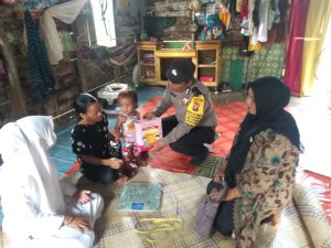 Door to Door, Polres Labuhanbatu Sambangi Anak Penderita Stunting