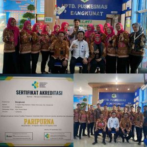 Puskesmas Bangkunat Belimbing Raih Predikat Akreditasi Tingkat Paripurna dari Kemenkes RI