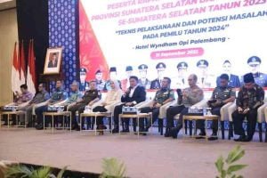 Hadiri Rakor Bersama Forkopimda Provinsi Sumsel, Forkopimda OKU Selatan Siap Bersinergi Jaga Kondusifitas Wilayah Saat Pemilu 2024