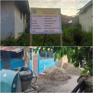 Anggaran Perbaikan Jalan Rabat Beton di Gang Bogor Akhirnya di Publikasikan