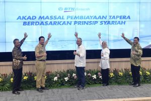 Bank BTN Gelar Akad Massal KPR Syariah 2.300 Unit Rumah