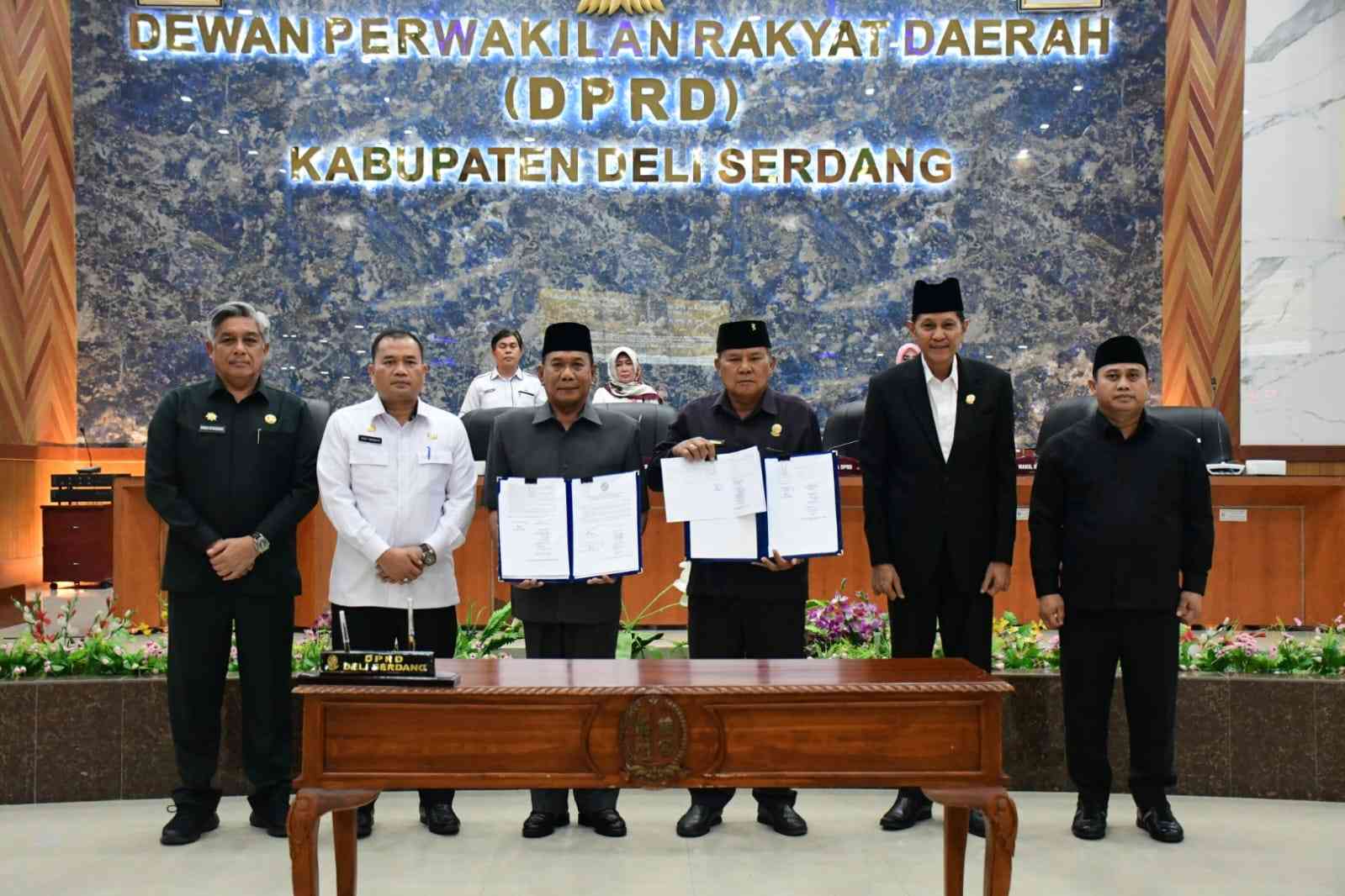 DPRD Sahkan P-APBD Deli Serdang TA 2023