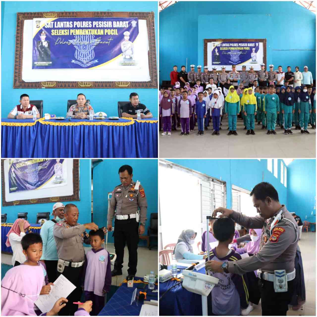 Siswa Siswi SD di Pesibar Antusias Mengikuti Seleksi Pocil