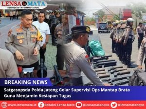 Satgasopsda Polda Jateng Gelar Supervisi Ops Mantap Brata Guna Menjamin Kesiapan Tugas