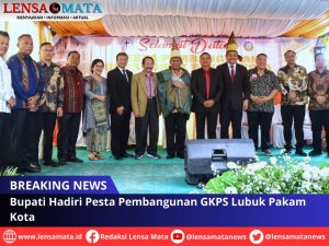 Bupati Hadiri Pesta Pembangunan GKPS Lubuk Pakam Kota