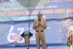 Bupati Pesisir Barat Resmi Membuka HUT ke-63 Karang Taruna di Pesisir Barat