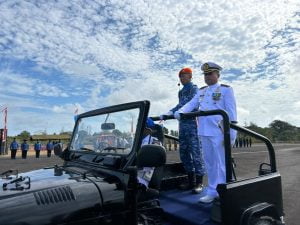 Danlanal Tual Pimpin Upacara HUT ke-78 Tentara Nasional Indonesia