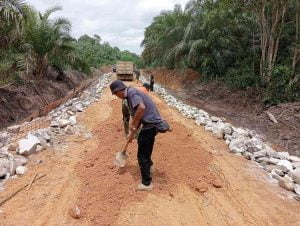 Pengerjaan Pembangunan Jalan TMMD ke 118 Kodim Subulussalam Sudah Mencapai 63 Persen