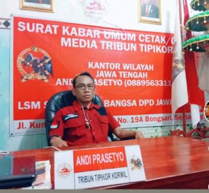 Terkait Penyebar Foto Vio Sari Oknum Media, Ketua LSM SAB DPD Jateng Andi Prasetyo Angkat Bicara